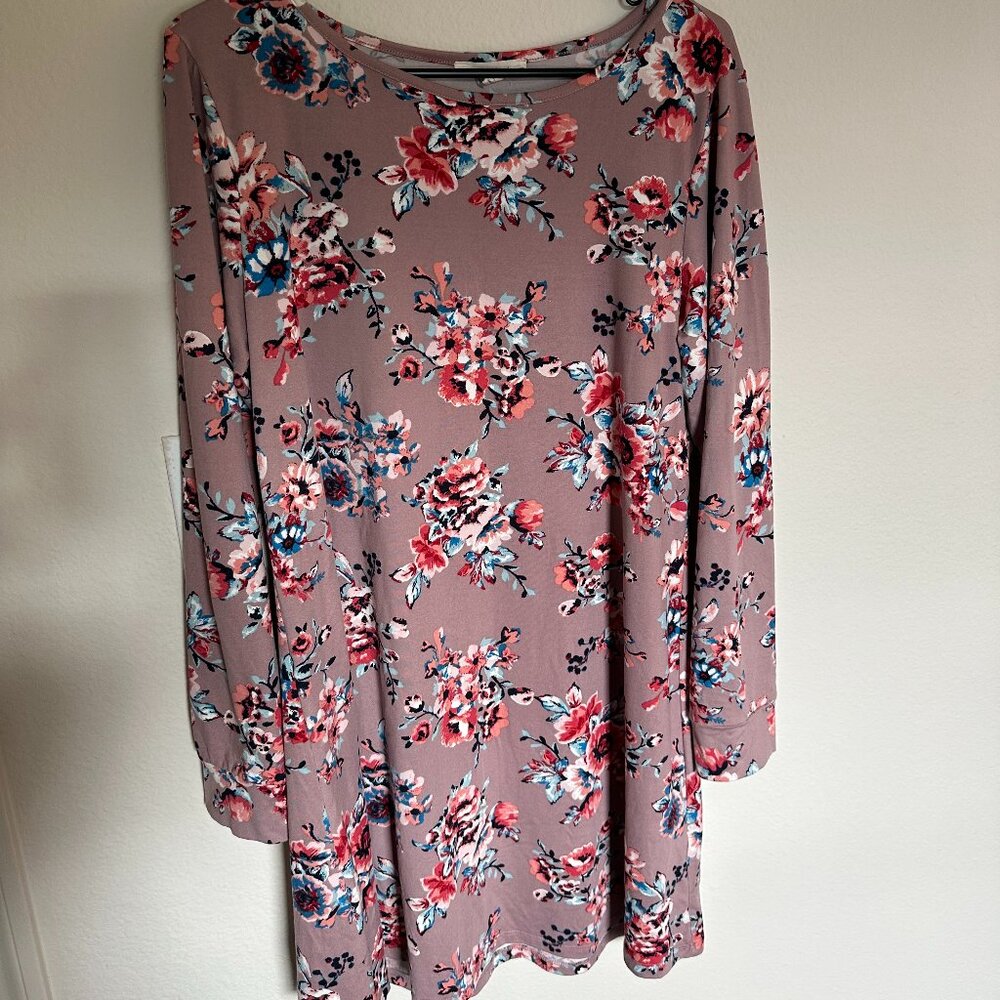 One The Land Floral Swing Dress